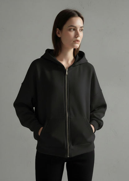 هودي نسائي شتوي بتصميم فريد اوفر سايز H12