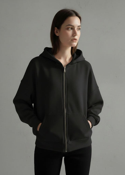 هودي نسائي شتوي بتصميم فريد اوفر سايز H12