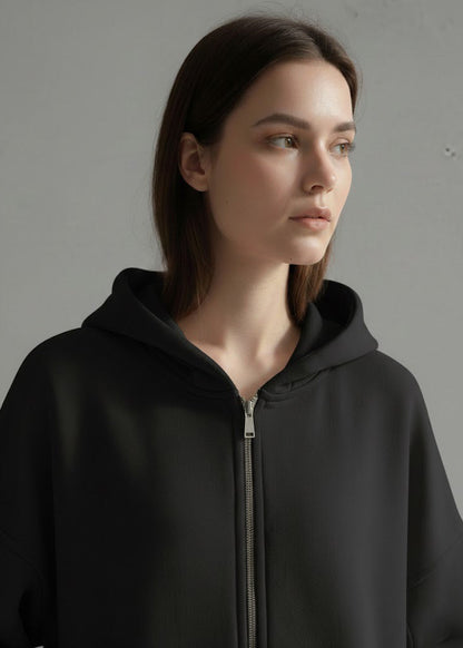 هودي نسائي شتوي بتصميم فريد اوفر سايز H12