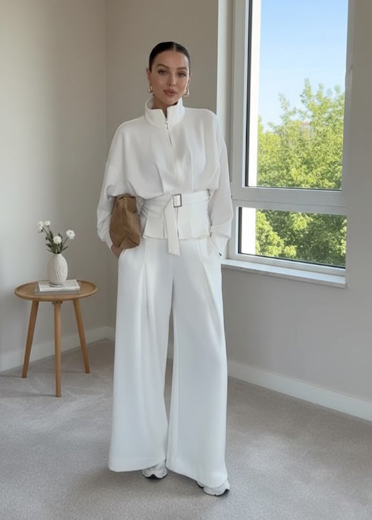 Winter Suede Casual Set (Jacket + Pants + Belt) S73