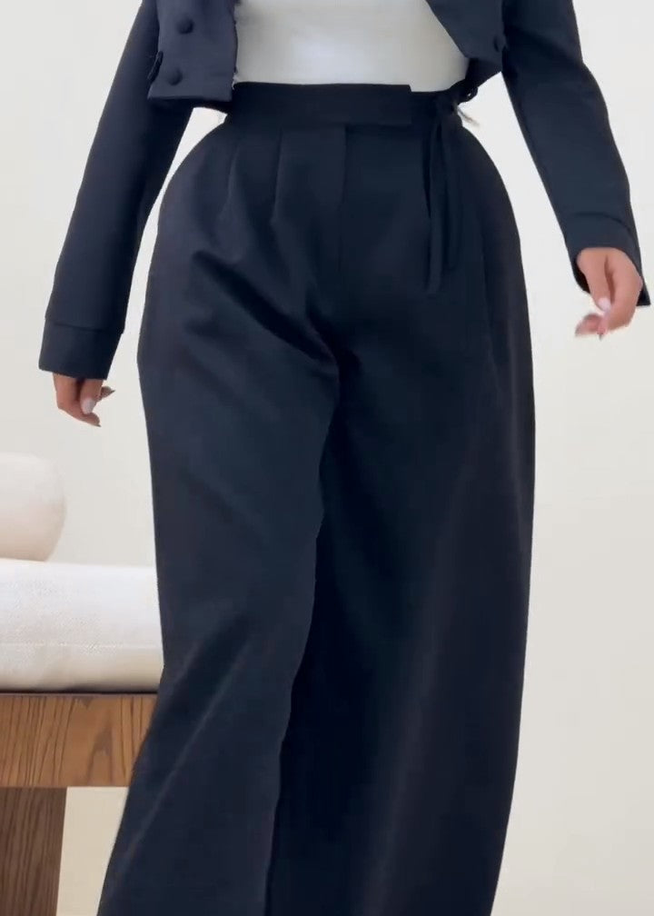 بنطلون كاجوال حريمي بتصميم عصري B23