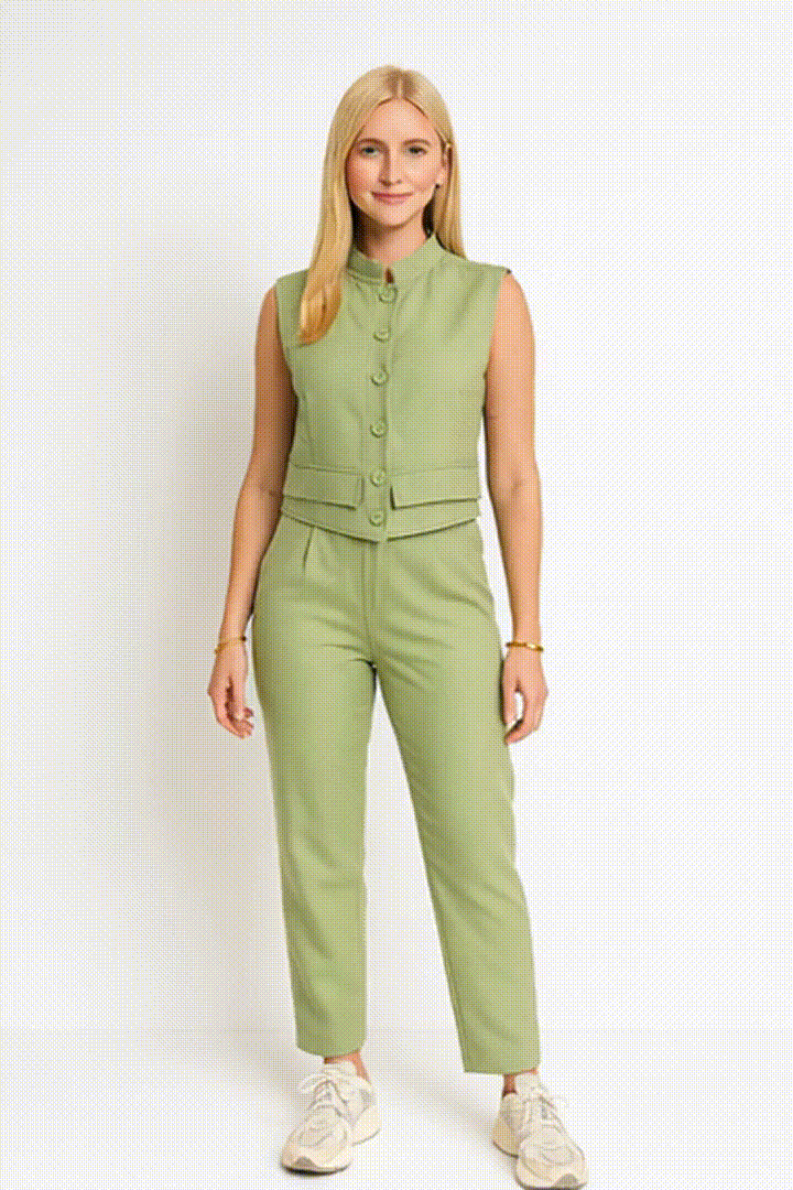 Summer jumpsuit with belt S6