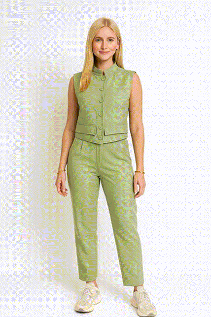 Summer jumpsuit with belt S6