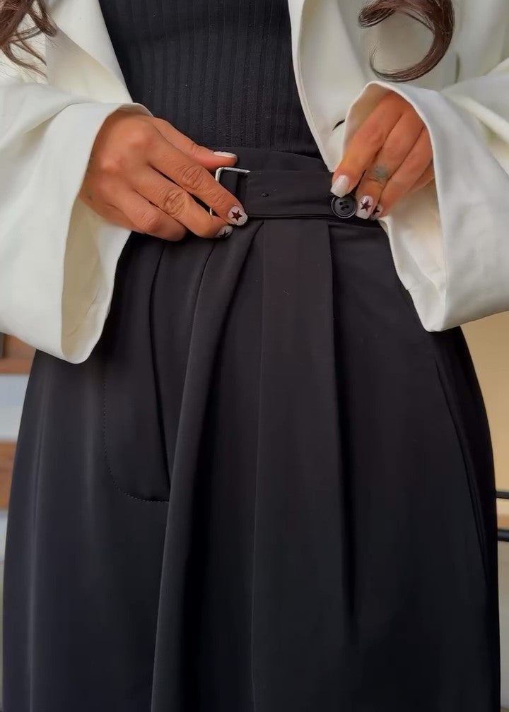 بنطلون كاجوال حريمي بتصميم شيك B22