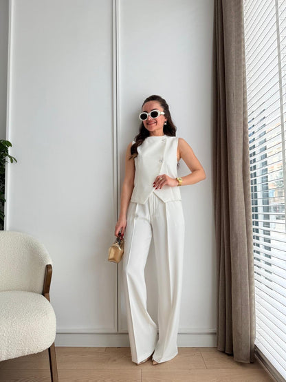 Summer jumpsuit with belt S6
