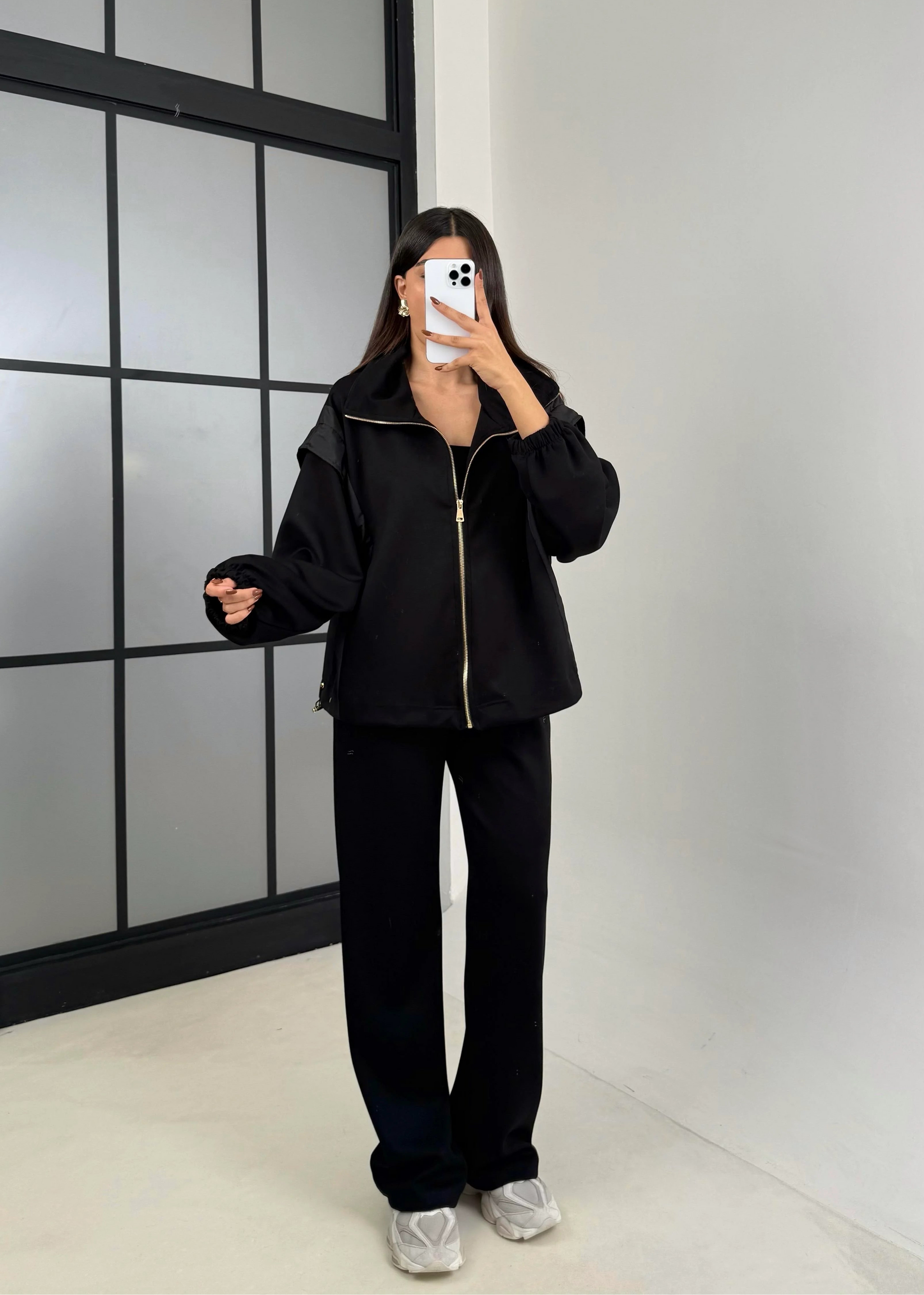 Cotton casual sportswear set (hoodie + pants) T88