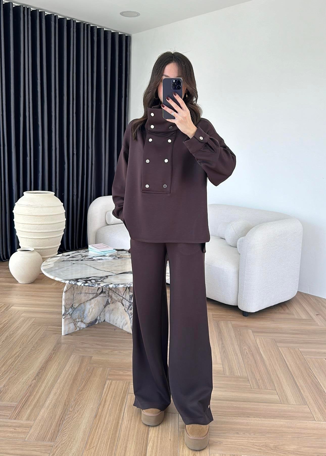 T93 Cotton Casual Sportswear Set (Hoodie + Pants)