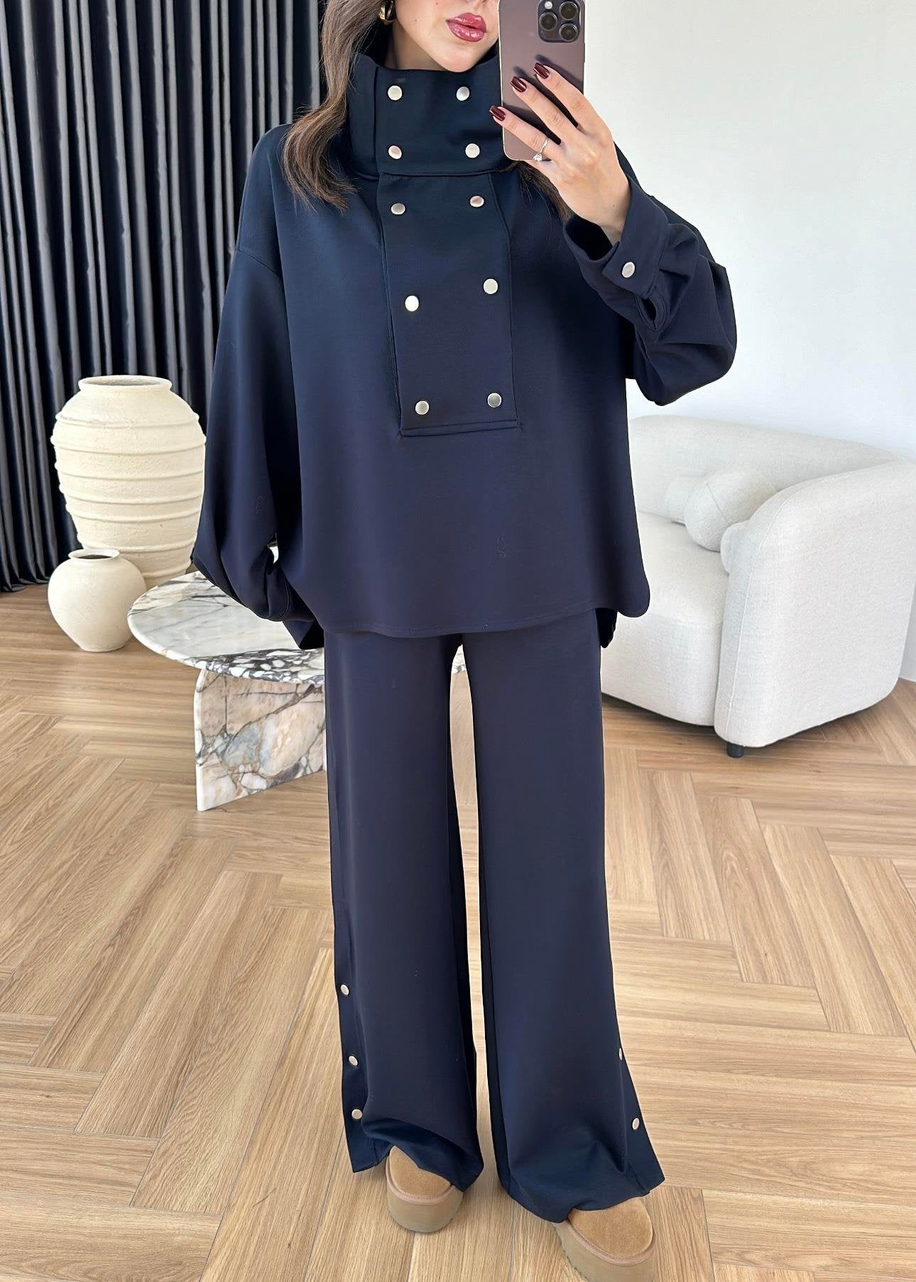 T93 Cotton Casual Sportswear Set (Hoodie + Pants)