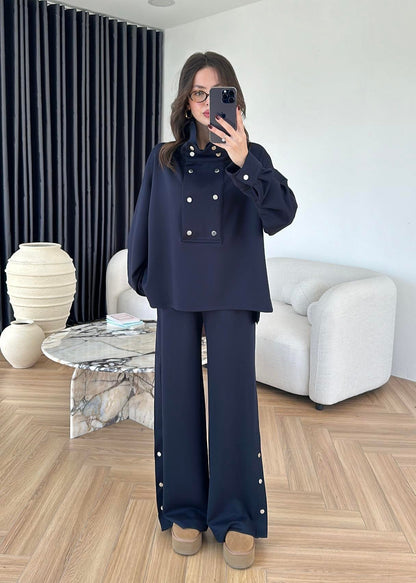 T93 Cotton Casual Sportswear Set (Hoodie + Pants)