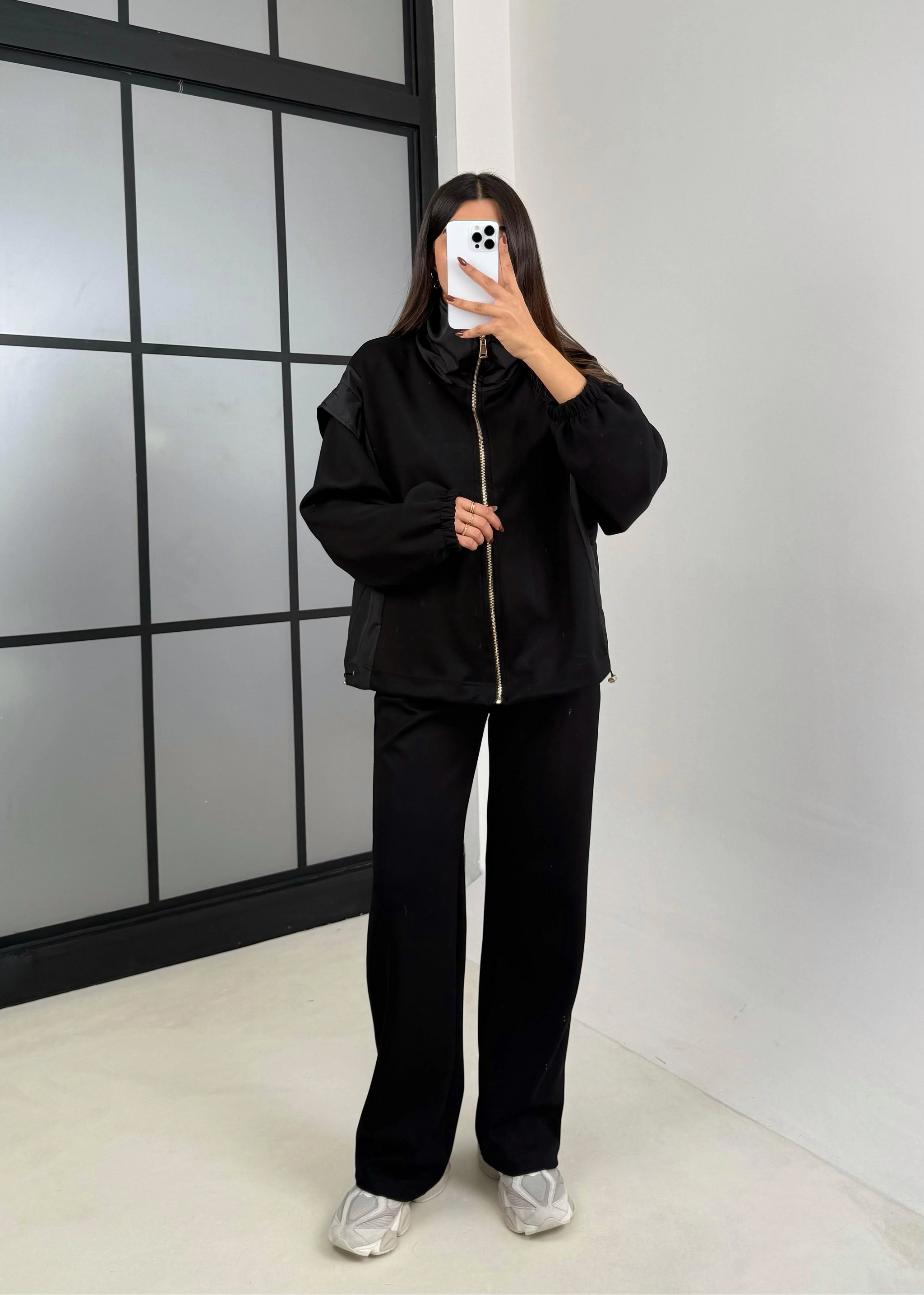 Cotton casual sportswear set (hoodie + pants) T88