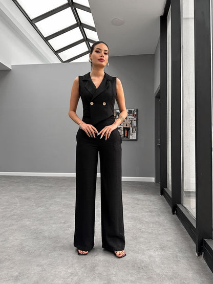 Long dress with polo neck opening D09