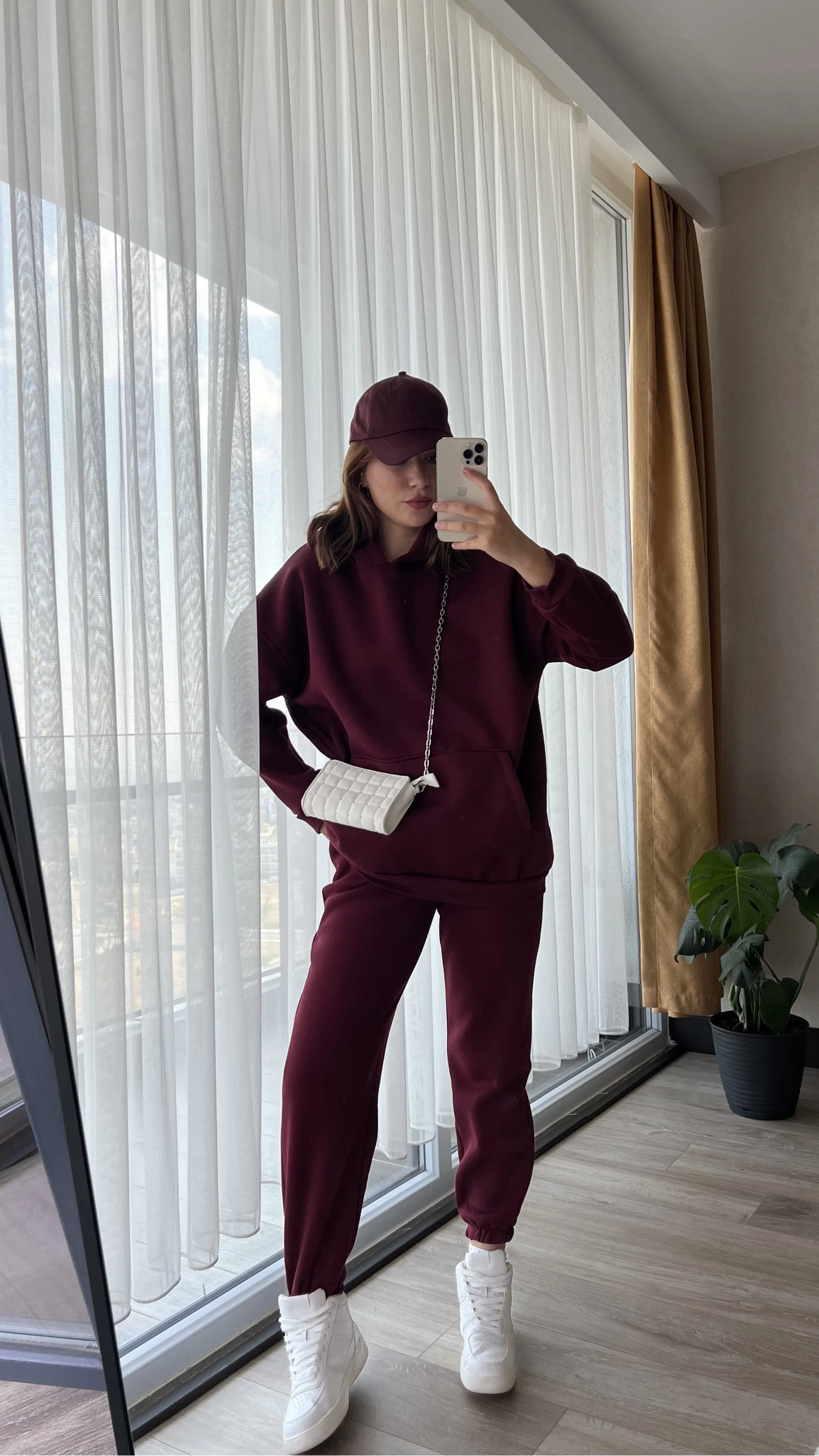 Casual cotton sportswear set (hoodie + pants) T10