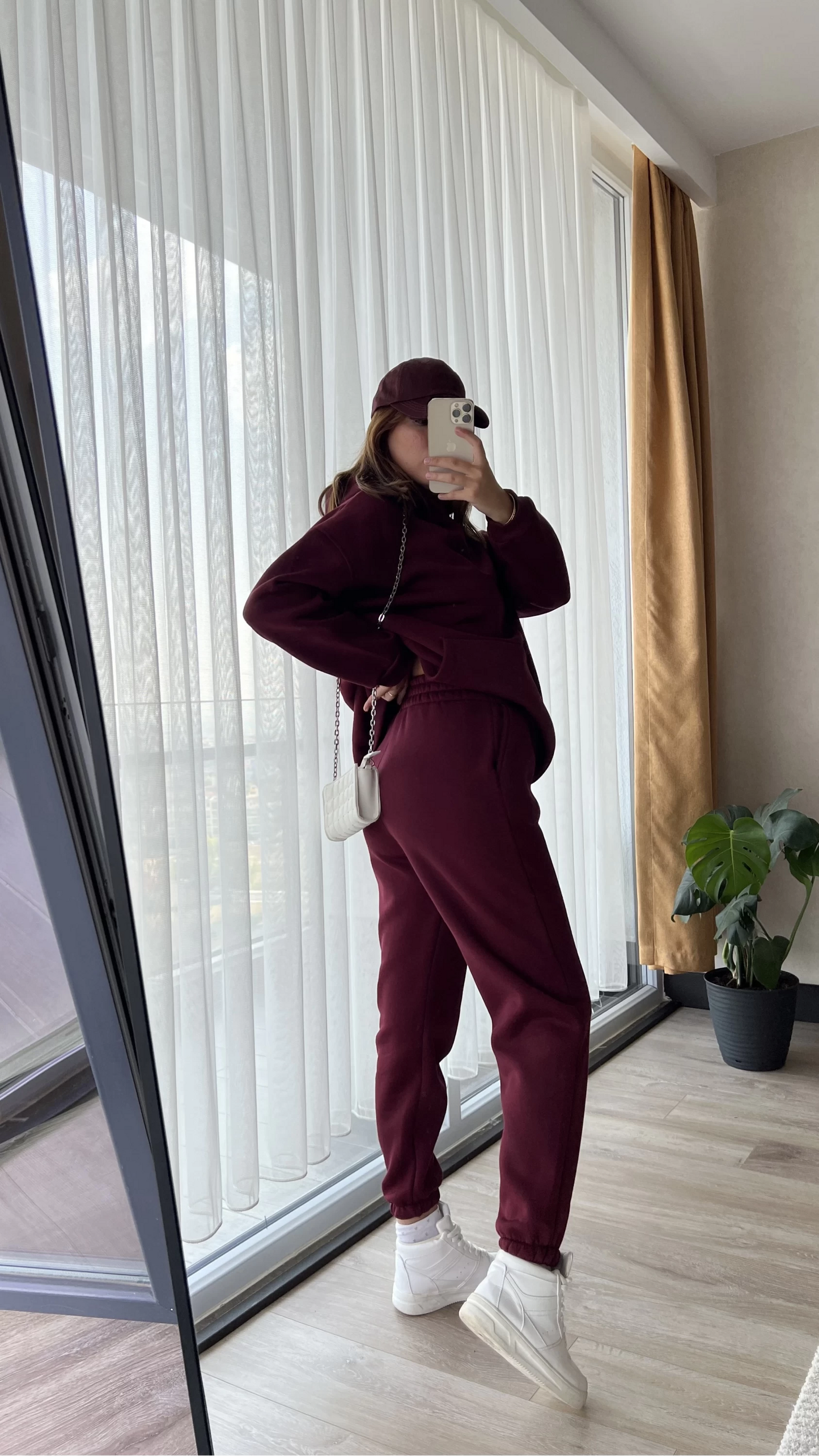 Casual cotton sportswear set (hoodie + pants) T10