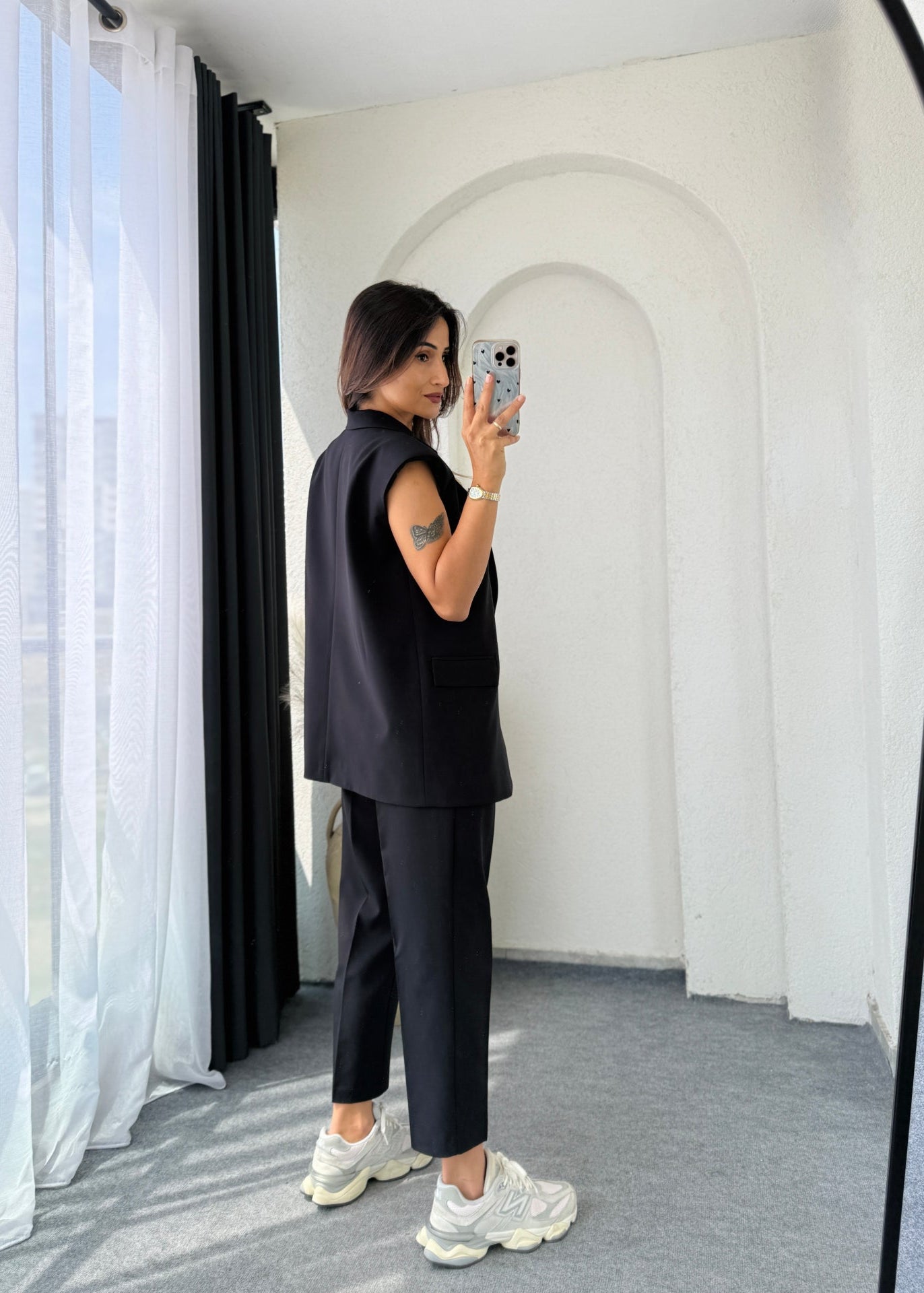 Summer jumpsuit with belt S6