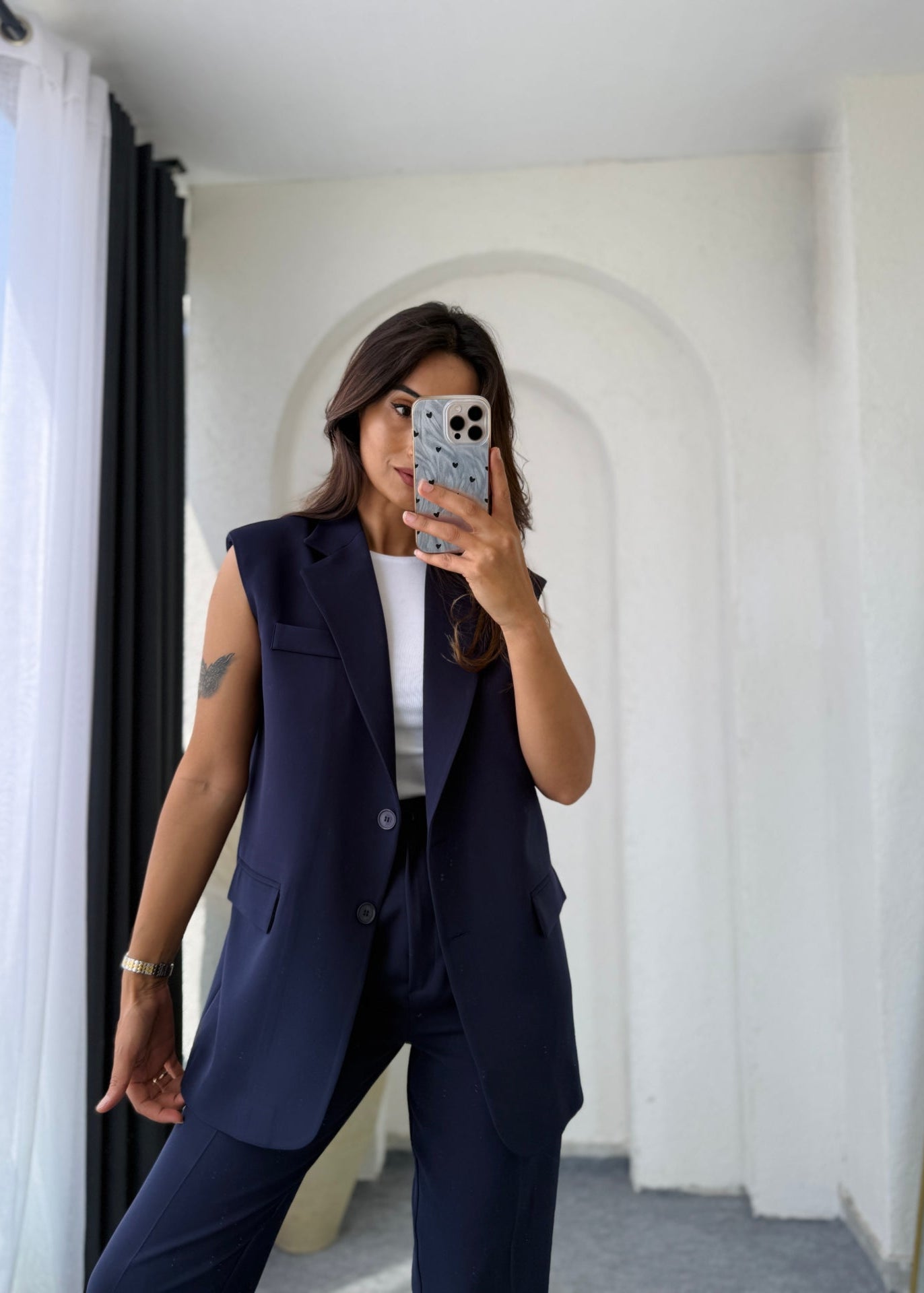 Summer jumpsuit with belt S6