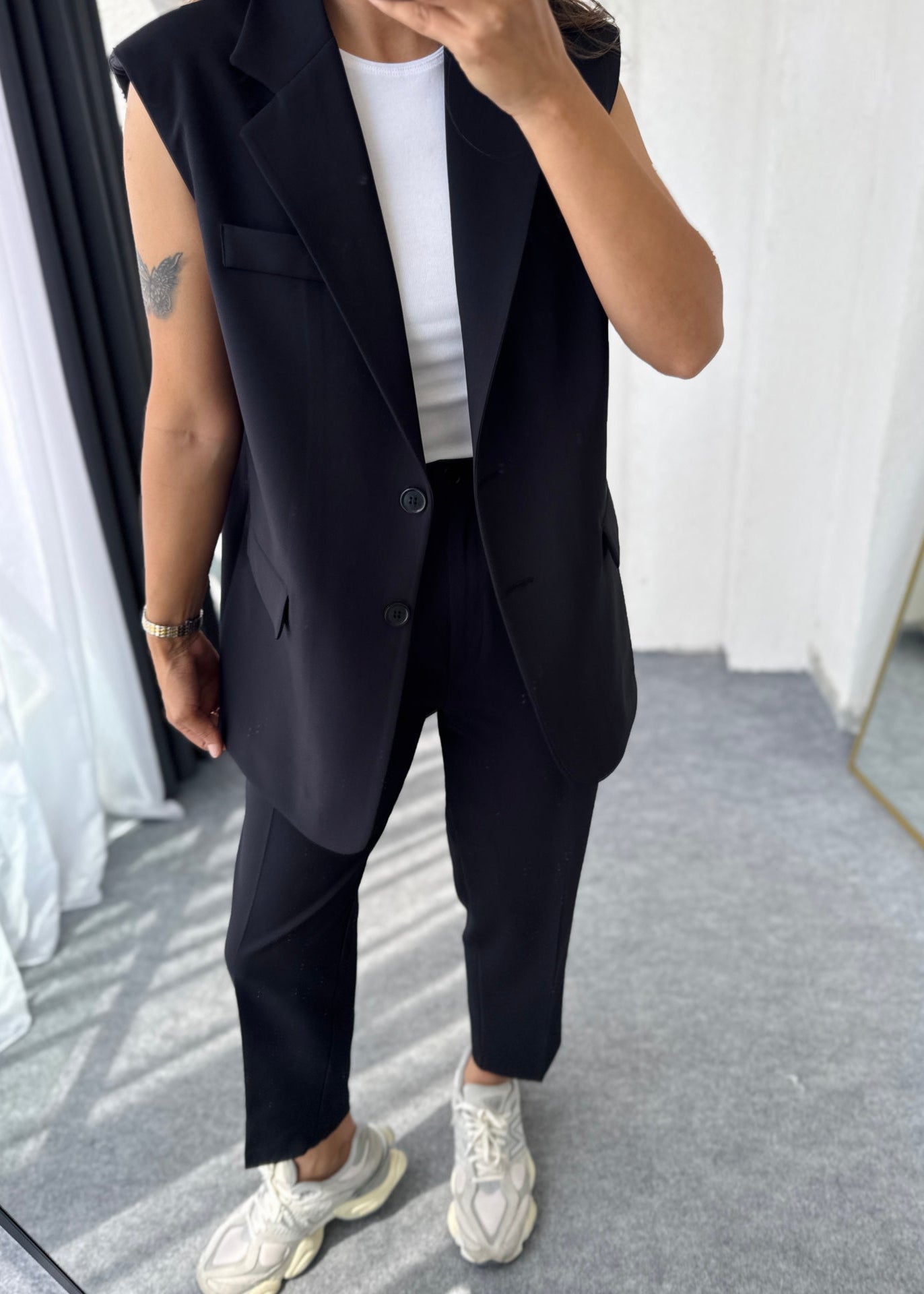 Summer jumpsuit with belt S6