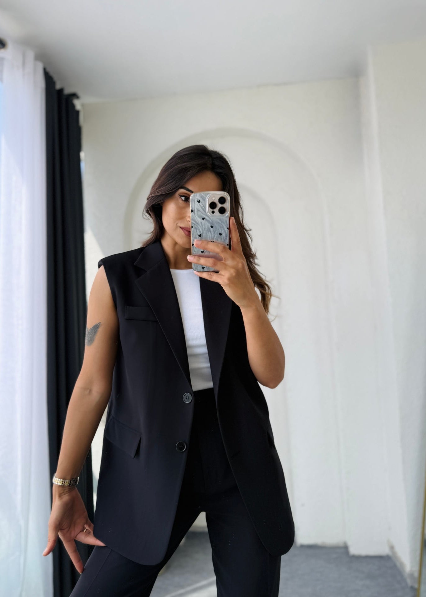 Summer jumpsuit with belt S6