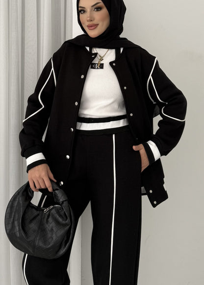 طقم كاجوال رياضي عملي وأنيق بتصميم عصري مناسب للاستخدام اليومي T105