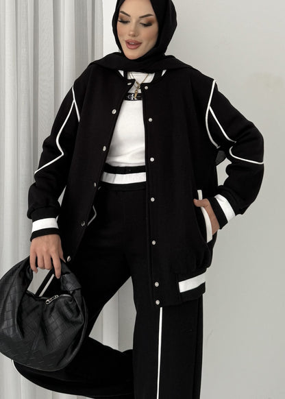 طقم كاجوال رياضي عملي وأنيق بتصميم عصري مناسب للاستخدام اليومي T105