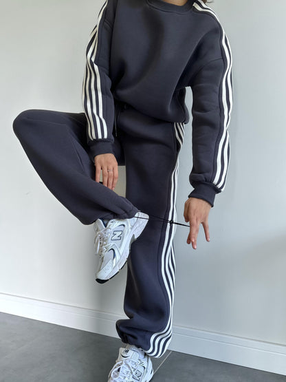 Cotton casual sportswear set (hoodie + pants) T16