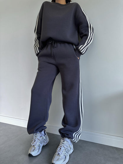 Cotton casual sportswear set (hoodie + pants) T16