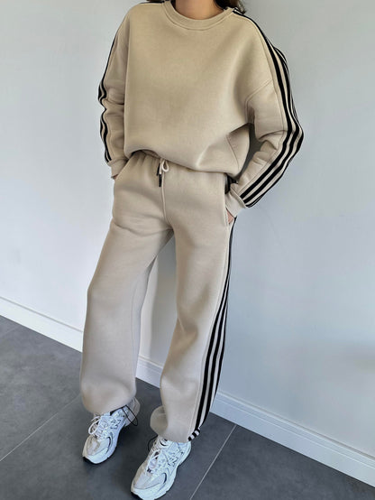 Cotton casual sportswear set (hoodie + pants) T16