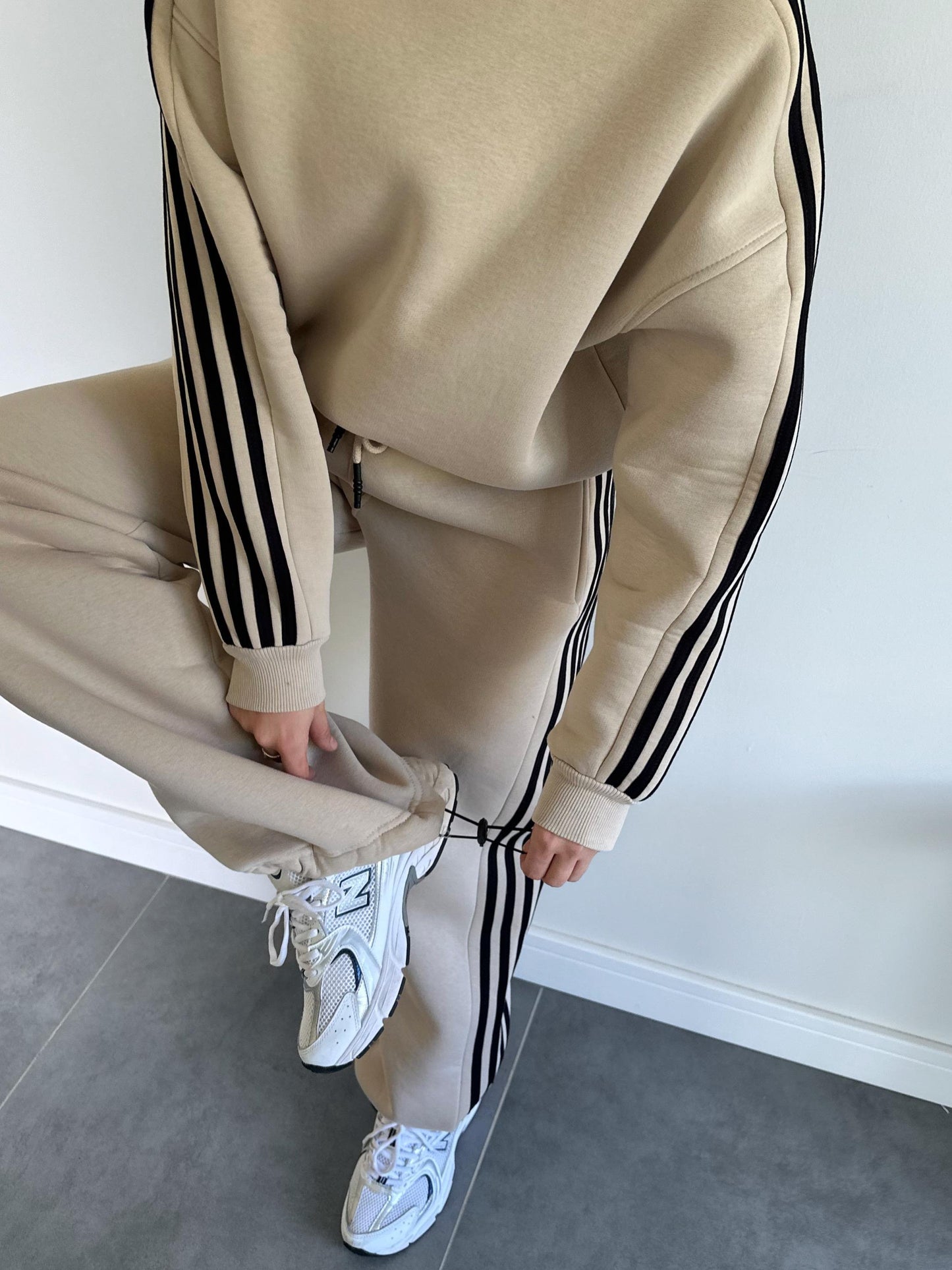 Cotton casual sportswear set (hoodie + pants) T16