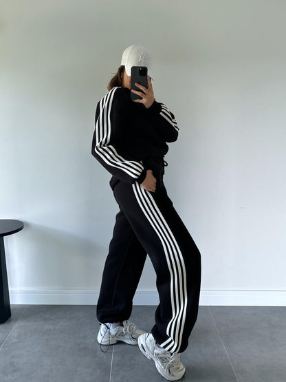 Cotton casual sportswear set (hoodie + pants) T16