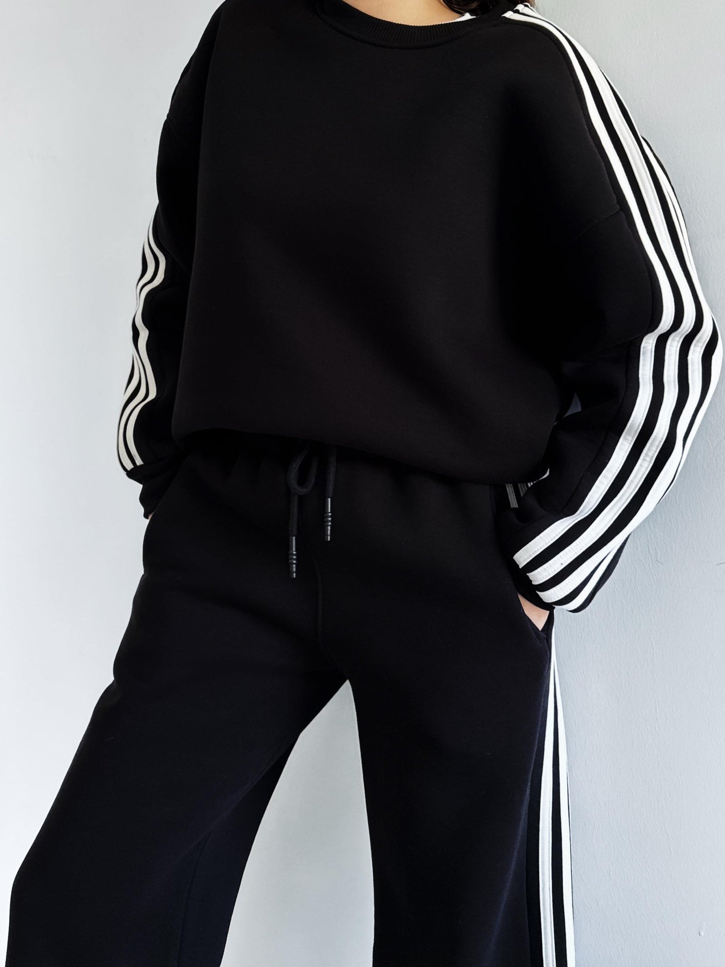 Cotton casual sportswear set (hoodie + pants) T16