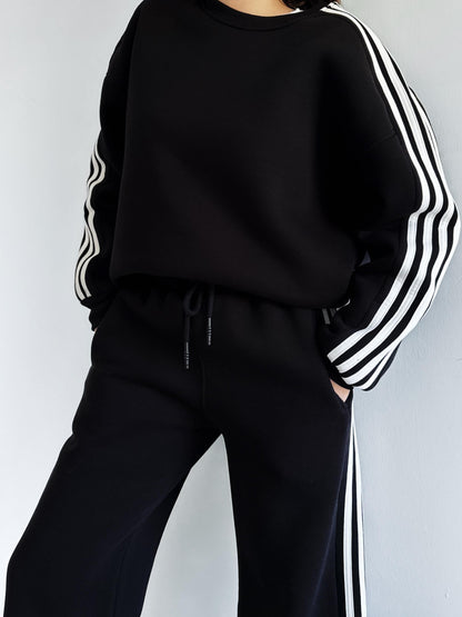 Cotton casual sportswear set (hoodie + pants) T16