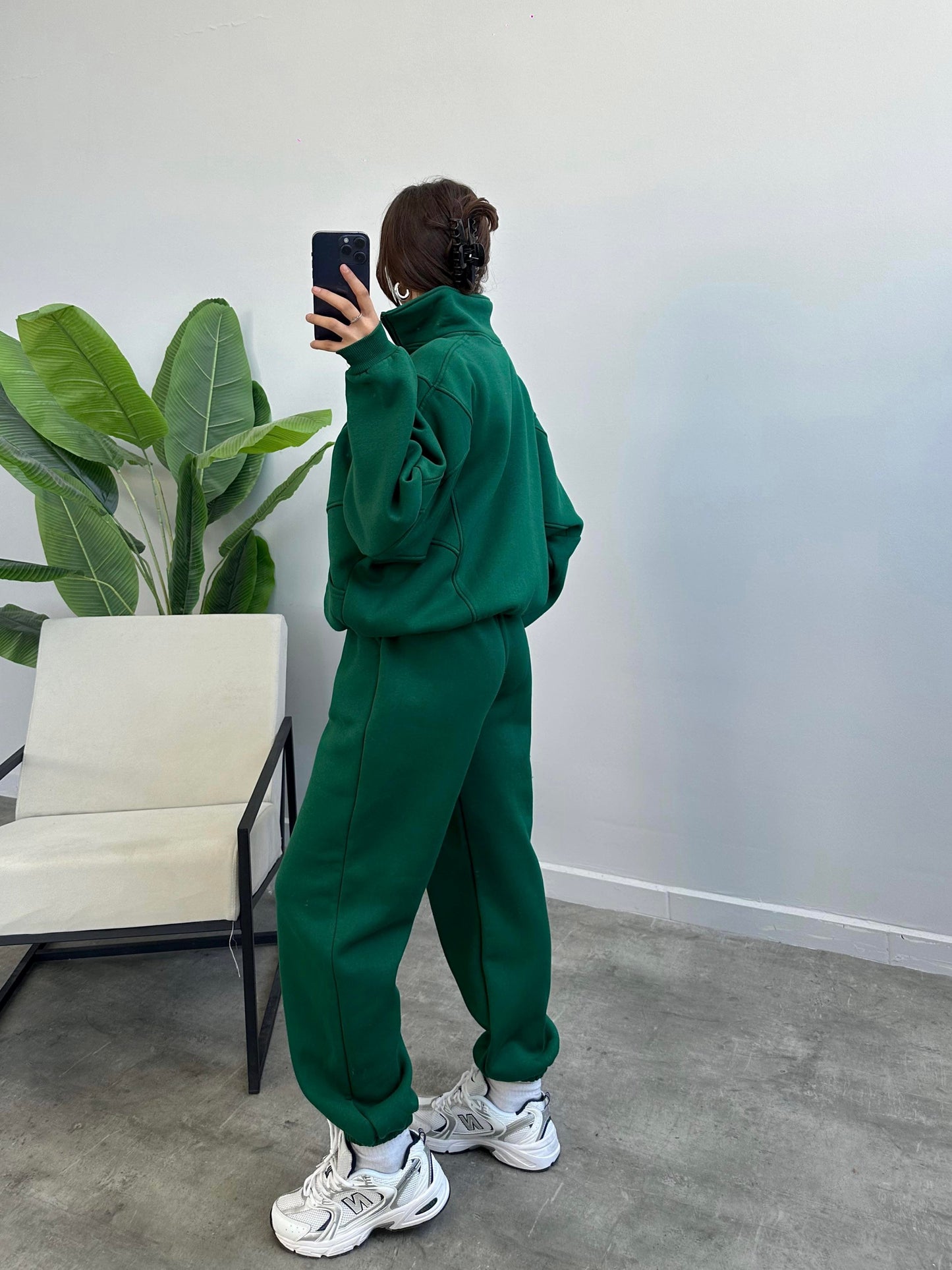 Cotton casual sportswear set (hoodie + pants) T19