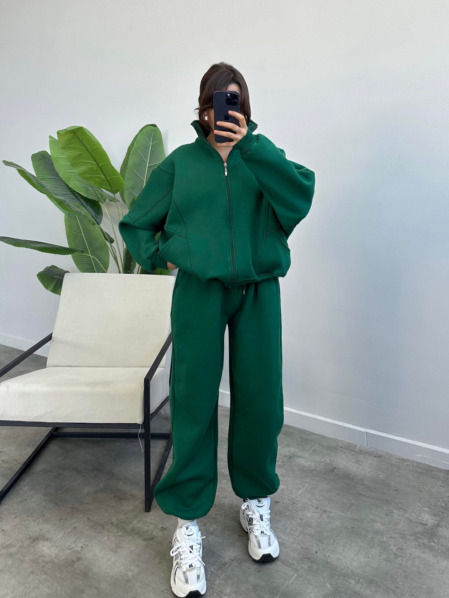 Cotton casual sportswear set (hoodie + pants) T19