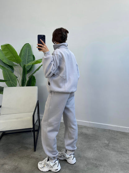 Cotton casual sportswear set (hoodie + pants) T19