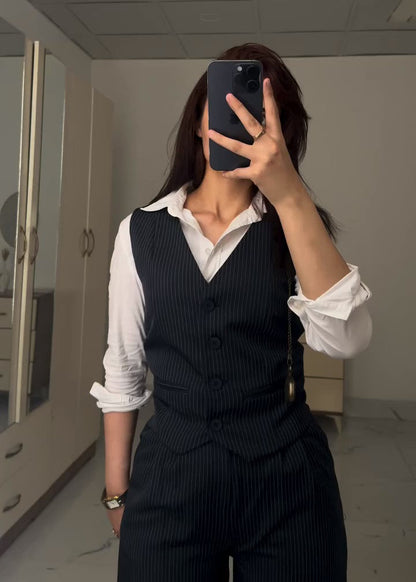 Summer jumpsuit with belt S6