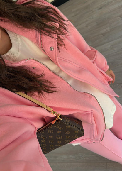 Casual cotton sportswear set (hoodie + pants) T44