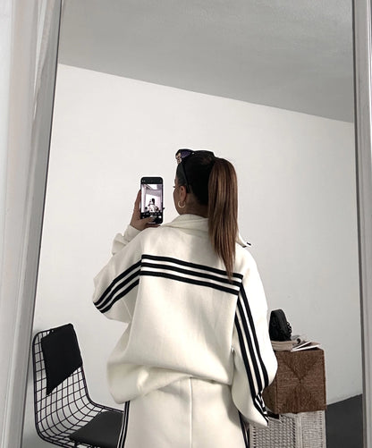 Casual cotton sportswear set (hoodie + pants) T15