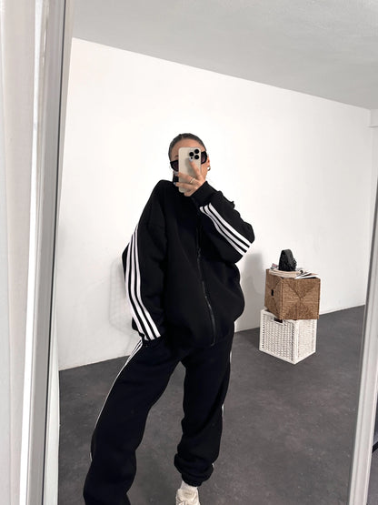 Casual cotton sportswear set (hoodie + pants) T15