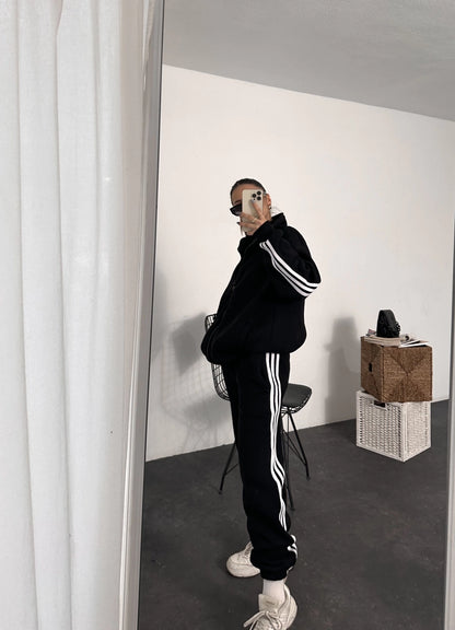 Casual cotton sportswear set (hoodie + pants) T15