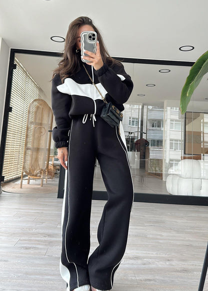 Casual cotton sportswear set (hoodie + pants) T18