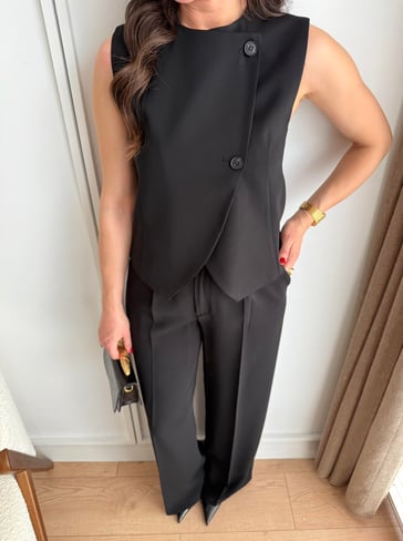 Summer jumpsuit with belt S6