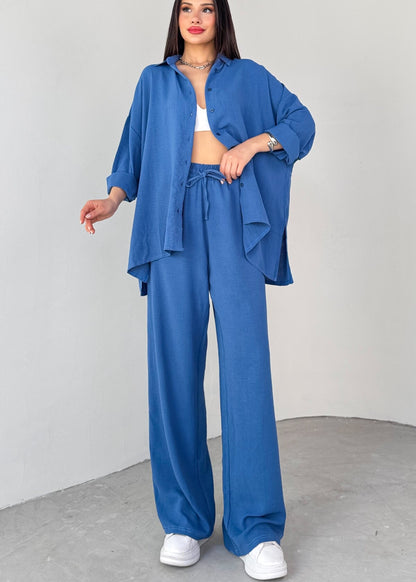 Summer jumpsuit with belt S6