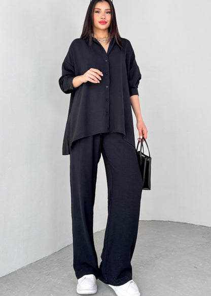 Summer jumpsuit with belt S6