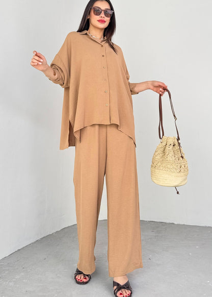 Summer jumpsuit with belt S6