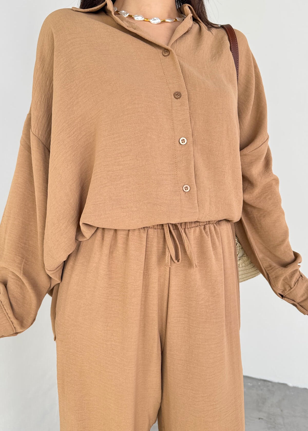 Summer jumpsuit with belt S6