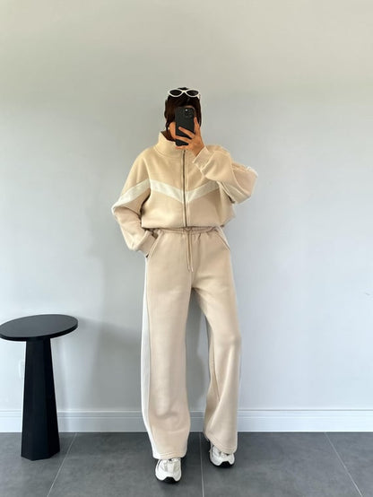 Casual cotton sportswear set (hoodie + pants) T14