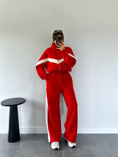 Casual cotton sportswear set (hoodie + pants) T14