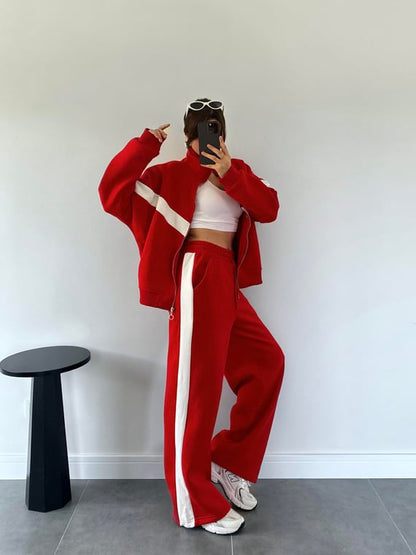 Casual cotton sportswear set (hoodie + pants) T14