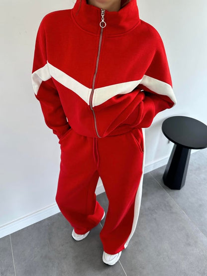 Casual cotton sportswear set (hoodie + pants) T14