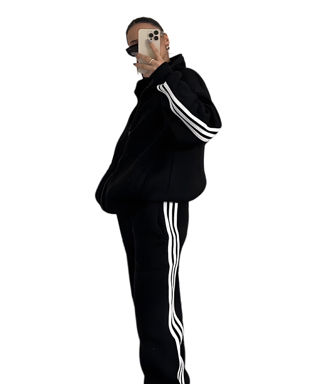 Casual cotton sportswear set (hoodie + pants) T15