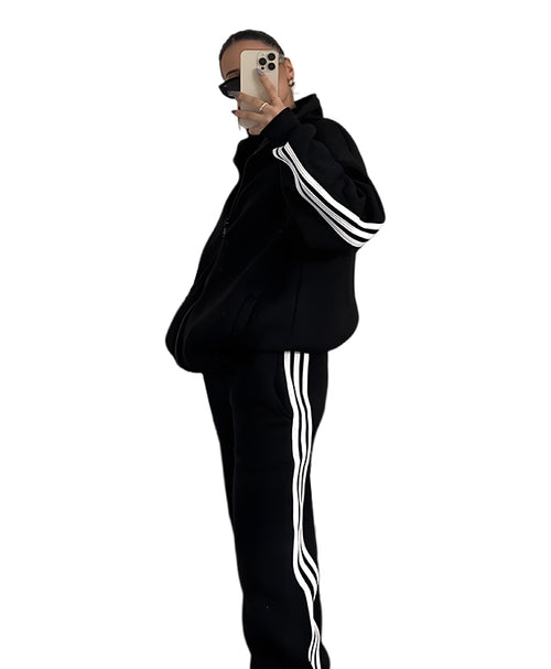 Casual cotton sportswear set (hoodie + pants) T15